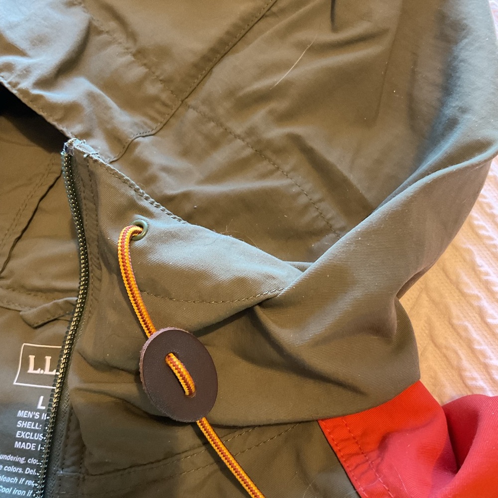 L.L. Bean Mountain Classic Multi-Color Hooded Anorak - Picture 10 of 16